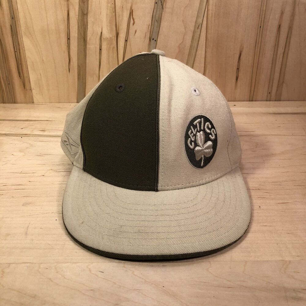 Boston Celtics NBA Reebok Hardwood Classics Two Tone 7 1/2 Fitted Cap Hat